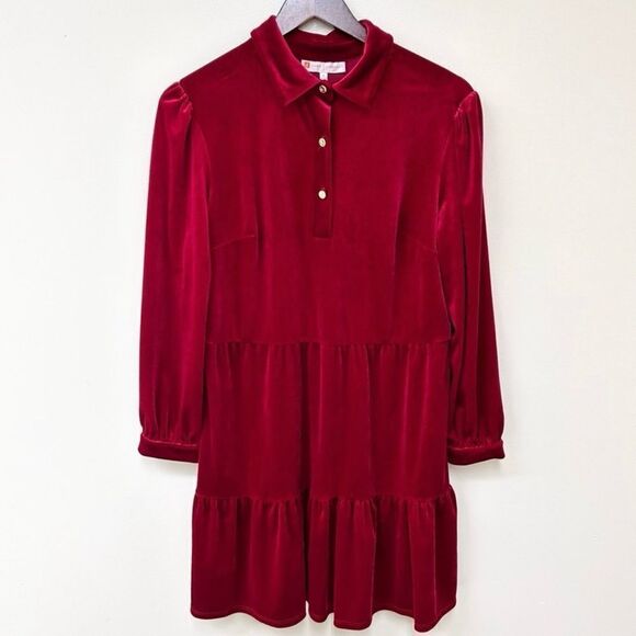 Jude Connally Henley Velvet Ruby. Medium NWT - Picture 3 of 6